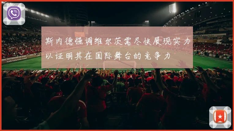 斯内德强调维尔茨需尽快展现实力以证明其在国际舞台的竞争力